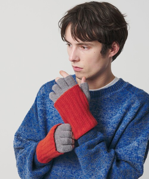 BEAUTY&YOUTH UNITED ARROWS（ビューティーアンドユースユナイテッドアローズ）の「＜SANTACANA＞フィンガーレス グローブ（手袋・メンズ・ブラック/グレー系/モカ・FREE）」の18枚目の写真