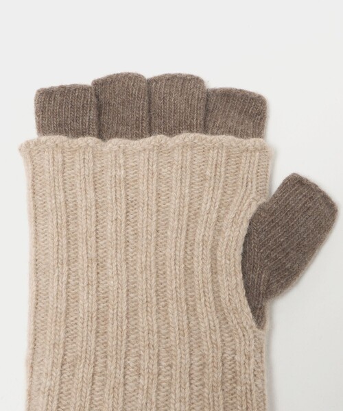 BEAUTY&YOUTH UNITED ARROWS（ビューティーアンドユースユナイテッドアローズ）の「＜SANTACANA＞フィンガーレス グローブ（手袋・メンズ・ブラック/グレー系/モカ・FREE）」の12枚目の写真