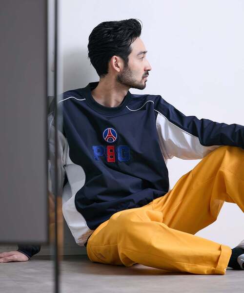 PARIS SAINT-GERMAIN（パリサンジェルマン）の「【Paris Saint-Germain / パリ・サン＝ジェルマン】JP Classic Piste（ナイロンジャケット・メンズ・ネイビー/ブラック・MEDIUM/LARGE）」の5枚目の写真