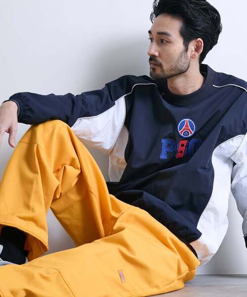 PARIS SAINT-GERMAIN（パリサンジェルマン）の「【Paris Saint-Germain / パリ・サン＝ジェルマン】JP Classic Piste（ナイロンジャケット・メンズ・ネイビー/ブラック・MEDIUM/LARGE）」の7枚目の写真