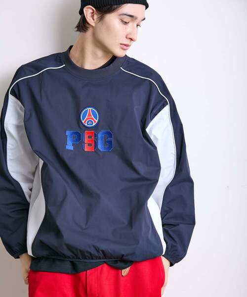 PARIS SAINT-GERMAIN（パリサンジェルマン）の「【Paris Saint-Germain / パリ・サン＝ジェルマン】JP Classic Piste（ナイロンジャケット・メンズ・ネイビー/ブラック・MEDIUM/LARGE）」の13枚目の写真