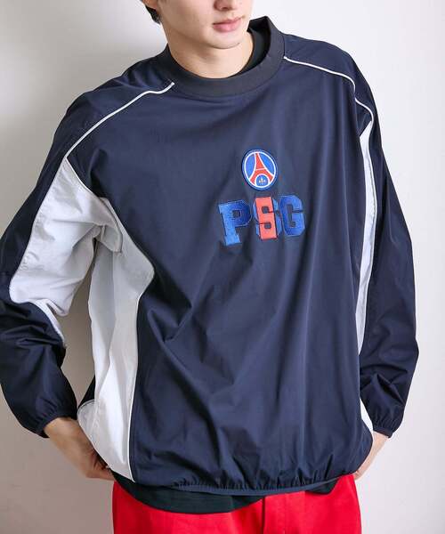 PARIS SAINT-GERMAIN（パリサンジェルマン）の「【Paris Saint-Germain / パリ・サン＝ジェルマン】JP Classic Piste（ナイロンジャケット・メンズ・ネイビー/ブラック・MEDIUM/LARGE）」の14枚目の写真