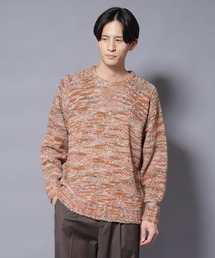 NANO universe（ナノユニバース）の「｢COFIL｣ PAVONE HOLIDAY メランジクルーネックニット（ニット/セーター）」