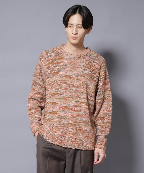 COFIL PAVONE HOLIDAY — меренжевый тренч/кардиган (merange/neck-knit)