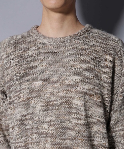 COFIL｣ PAVONE HOLIDAY メランジクルーネックニット（ニット/セーター