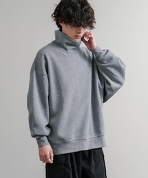 Rocky Monroe | コットンタッチ裏起毛ドルマンスリーブハイネックトレーナースウェット(スウェット)