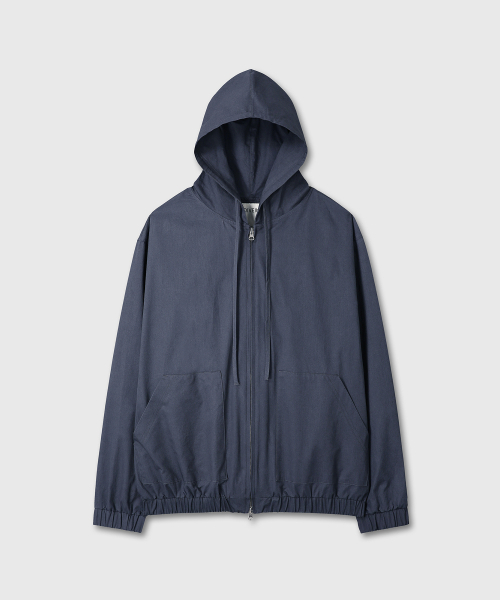 DIVEIN（ダイブイン）の「LOOSED OLD COTTON HOOD ZIP-UP (NAVY)（パーカー・メンズ・その他・1/2）」の3枚目の写真