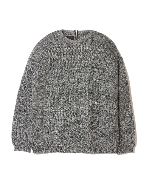 MSML(エムエスエムエル)の「NOISE KNIT(ニット/セーター・メンズ・ブラック×ホワイト・M/L)」の2枚目の写真