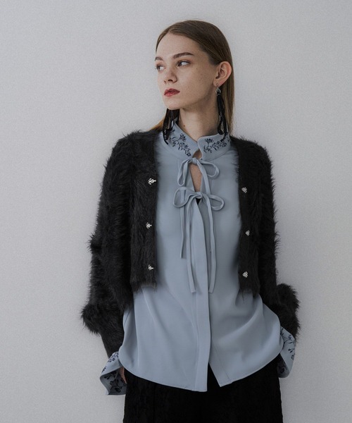 HARE シャギーチャイナニット　カーディガン シャギーチャイナニットカーディガン(HARE)（カーディガン/ボレロ