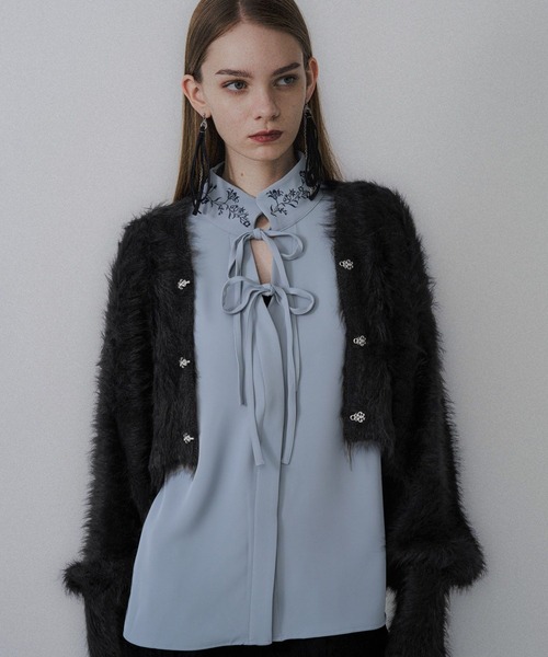 HARE シャギーチャイナニット　カーディガン シャギーチャイナニットカーディガン(HARE)（カーディガン/ボレロ