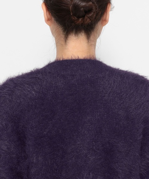 シャギーチャイナニットカーディガン(HARE)（カーディガン/ボレロ