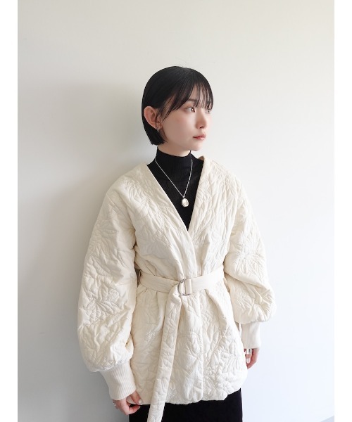 Reversible Flower Quilting Coat/リバーシブルフラワーキルティング