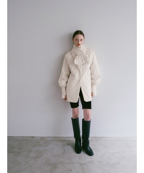 sahara（サハラ）の「Reversible Flower Quilting Coat/リバーシブルフラワーキルティングコート（その他アウター・レディース・ブラック/アイボリー・FREE）」の19枚目の写真