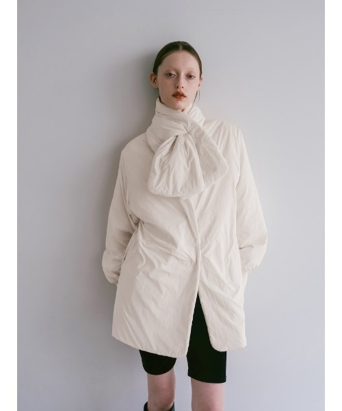 sahara（サハラ）の「Reversible Flower Quilting Coat/リバーシブルフラワーキルティングコート（その他アウター・レディース・ブラック/アイボリー・FREE）」の14枚目の写真