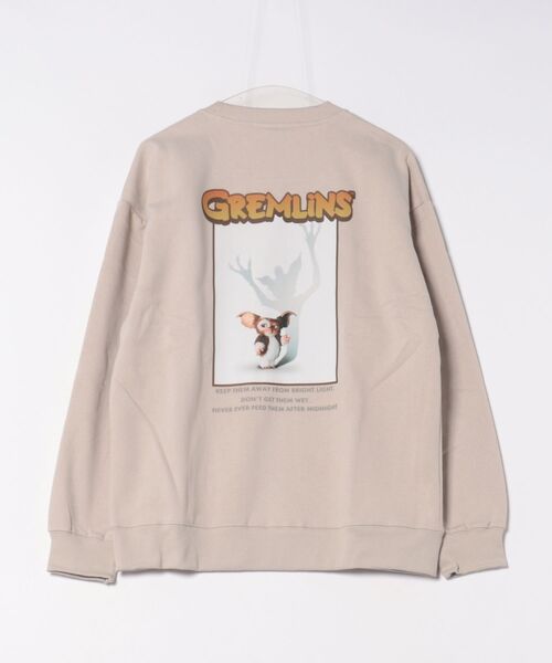 Rendez-Vous(ランデヴー)の「【 GREMLINS 】 グレムリン USED風クルーネックスウェット 25W11(スウェット・レディース・スミクロ/グレイッシュベージュ・MEDIUM/LARGE)」の1枚目の写真