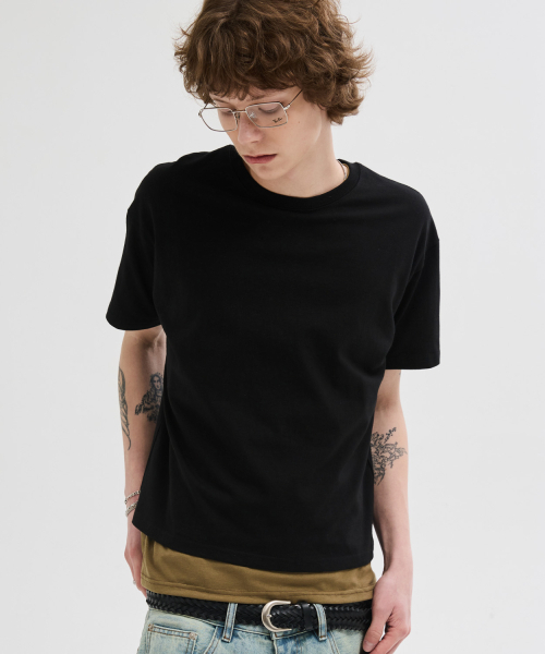 LEIRE（ルアール）の「エッセンシャルクロップTシャツ[ブラック]（Tシャツ/カットソー・メンズ・その他・MEDIUM/LARGE/X-LARGE/XX-LARGE）」の13枚目の写真