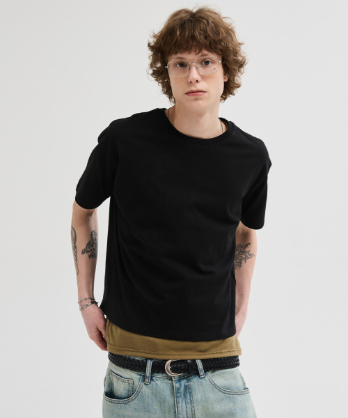 LEIRE（ルアール）の「エッセンシャルクロップTシャツ[ブラック]（Tシャツ/カットソー・メンズ・その他・MEDIUM/LARGE/X-LARGE/XX-LARGE）」の14枚目の写真