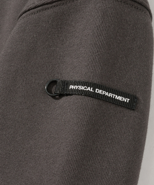 PHYSICAL DEPARTMENT(フィジカル デパートメント)の「P-Dept オリジナルロゴ フードパーカー チャコール(パーカー・レディース・その他・LARGE/X-LARGE/MEDIUM/SMALL)」の8枚目の写真