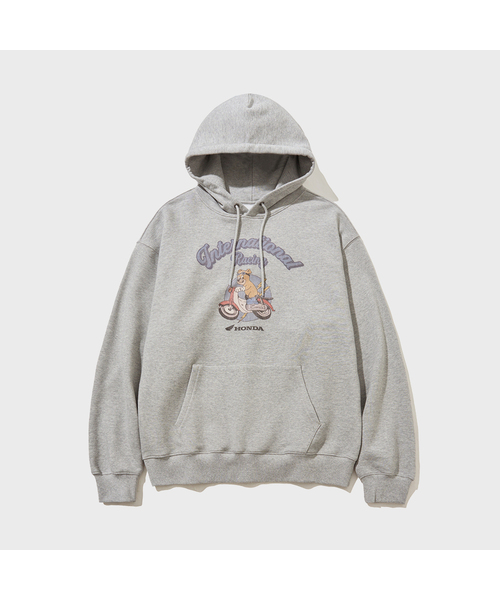PHYPS MOTORCYCLE(フィップスモーターサイクル)の「Vintage Riding Bear Hoodie Gray(パーカー・メンズ・その他・X-LARGE/SMALL/MEDIUM/LARGE)」の1枚目の写真