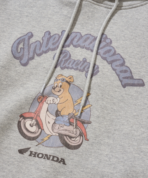 PHYPS MOTORCYCLE(フィップスモーターサイクル)の「Vintage Riding Bear Hoodie Gray(パーカー・メンズ・その他・X-LARGE/SMALL/MEDIUM/LARGE)」の7枚目の写真