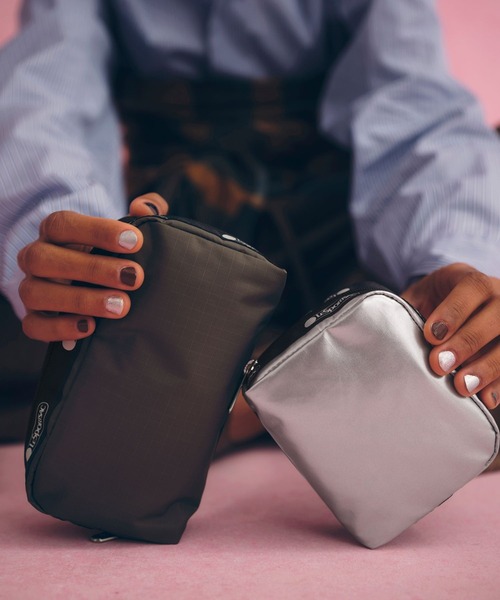 LeSportsac for ADAM ET ROPE'】SQUARE COSMETIC (SHINE/SOLID