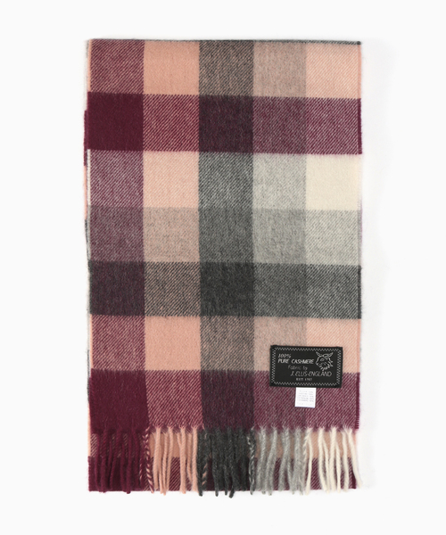 417 EDIFICE（フォーワンセブンエディフィス）の「Joshua Ellis / ジョシュア エリス RWC 25*165（マフラー・メンズ・ホワイト/レッド/グリーン/ブルー/パープル/サックスブルー・FREE）」の5枚目の写真