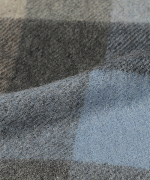 417 EDIFICE（フォーワンセブンエディフィス）の「Joshua Ellis / ジョシュア エリス RWC 25*165（マフラー・メンズ・ホワイト/レッド/グリーン/ブルー/パープル/サックスブルー・FREE）」の11枚目の写真