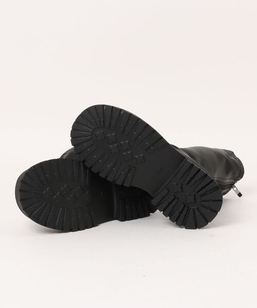 Nia（ニア）の「Nia(ニア)/厚底　バッグジップアップ　シンプルショートブーツ（ブーツ・レディース・ブラウン/ブラック・38/36）」の16枚目の写真