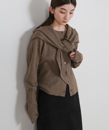 select MOCA | ニットスカーフセットカーディガン(ニット/セーター)