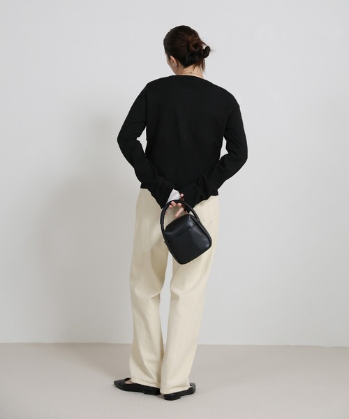 select MOCA（セレクトモカ）の「ニットスカーフセットカーディガン（ニット/セーター・レディース・グレー/レッド/ブラウン/ブラック・FREE）」の19枚目の写真