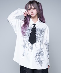 REFLEM（レフレム）の「『REFLEM/レフレム』ネクタイ付きプリントシャツ（シャツ/ブラウス）」