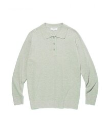 AOTT（アンアウトピット）の「カーリーロングスリーブニットオリーブ（ニット/セーター）」