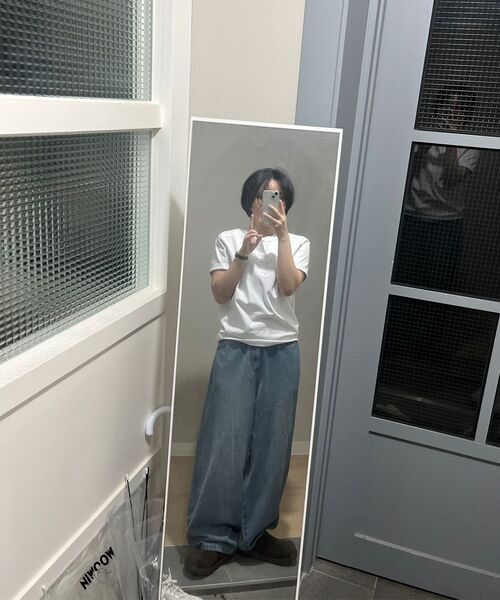 URBANSTOFF(アーバンストッフ)の「コーディッドデニムカーブバルーンパンツ(ライトブルー)(デニムパンツ・レディース・その他・MEDIUM/LARGE)」の8枚目の写真
