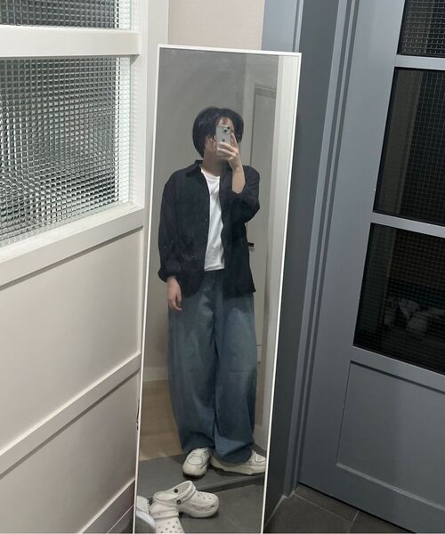 URBANSTOFF(アーバンストッフ)の「コーディッドデニムカーブバルーンパンツ(ライトブルー)(デニムパンツ・レディース・その他・MEDIUM/LARGE)」の6枚目の写真