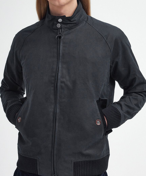 Barbour（バブアー）の「Barbour × BARACUTA Portonワックス ジャケット（その他アウター・メンズ・カーキ/ブラック・MEDIUM/SMALL）」の6枚目の写真