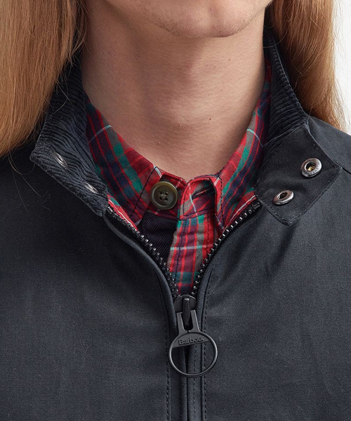 Barbour（バブアー）の「Barbour × BARACUTA Portonワックス ジャケット（その他アウター・メンズ・カーキ/ブラック・MEDIUM/SMALL）」の8枚目の写真