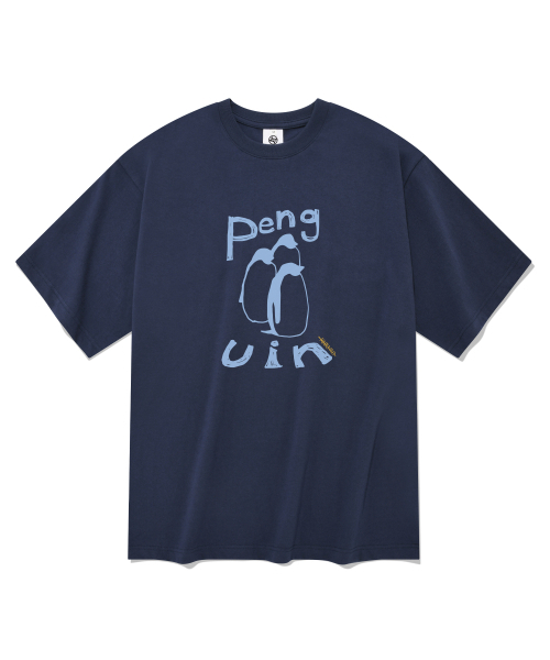 RADINEO(ラディネオ)の「ペンギン半袖Tシャツネイビー(Tシャツ/カットソー・メンズ・その他・SMALL/MEDIUM/LARGE/X-LARGE)」の1枚目の写真
