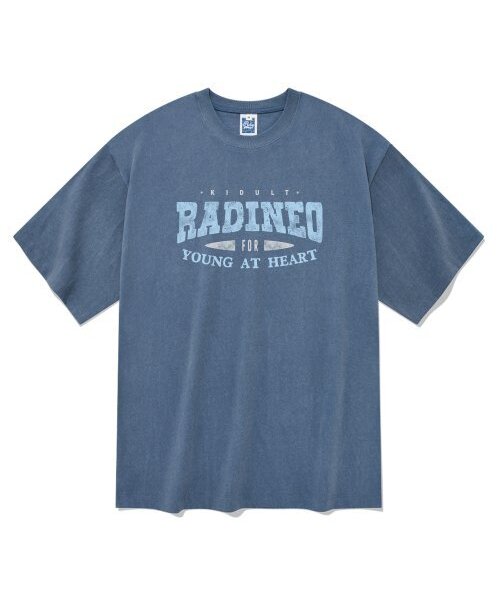 RADINEO(ラディネオ)の「ヴィンテージロゴピグメント半袖Tシャツブルー(Tシャツ/カットソー・メンズ・その他・LARGE/MEDIUM/X-LARGE)」の1枚目の写真