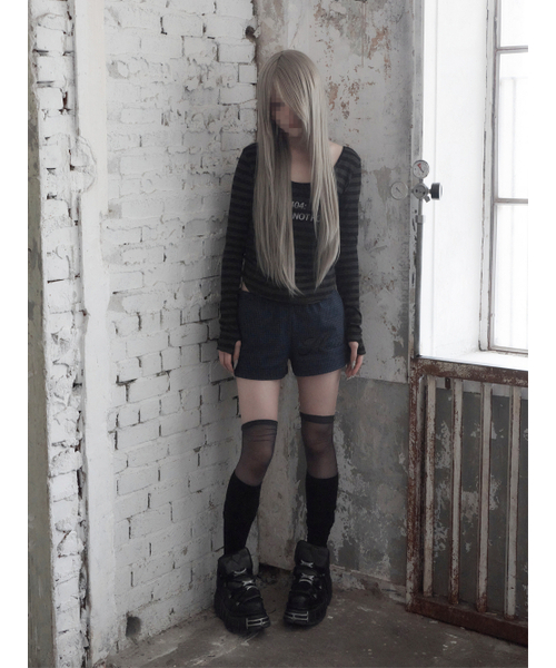 HETIT(ヘティ)の「オールデイミニパンツ(ブルーチェック)(その他パンツ・レディース・その他・FREE)」の3枚目の写真