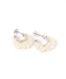 クロスパールフープピアス / 622871
