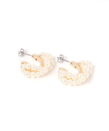 クロスパールフープピアス / 622871