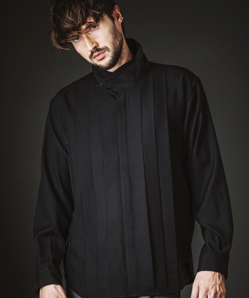 NO ID.（ノーアイディ）の「【NO ID.】2-Way Fly-Front Tuck Shirt / 2