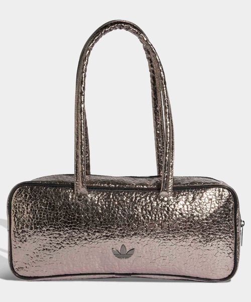 adidas（アディダス）の「アディカラー ロングハンドル エアライナー メタル バッグ / アディダスオリジナルス adidas Originals（ショルダーバッグ・メンズ・グレー・FREE）」の2枚目の写真