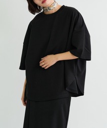 A.D.C.L. | ダンボール素材 ビッグシルエット 半袖Tシャツ 無地(Tシャツ/カットソー)