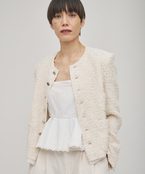 Whim Gazette（ウィムガゼット）の「【GEMINI】スカラップキャミソール（キャミソール・レディース・オフホワイト・FREE）」の10枚目の写真