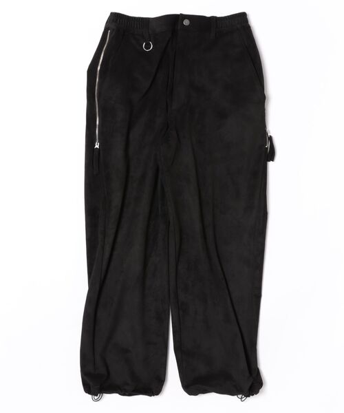 SUPERTHANKS(スーパーサンクス)の「【SUPERTHANKS】ST254PT01 Faux Suede(その他パンツ・メンズ・ブラック・S/M)」の1枚目の写真