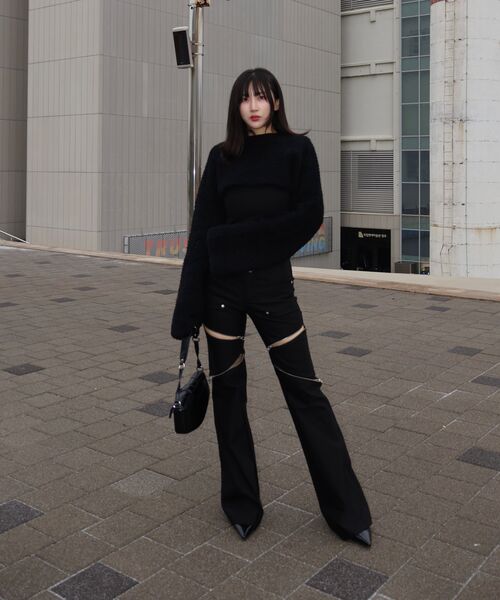 FANYOUNG(ファンヤング)の「ダメージドブーツカットパンツ(その他パンツ・レディース・その他・MEDIUM/SMALL)」の6枚目の写真