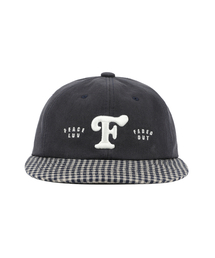 FORTLEEFILES（フォートリーファイルズ）の「イニシャルロゴ6パネルキャップ（インディゴ）（キャップ）」