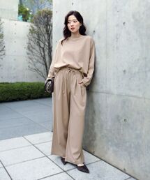 le.coeur blanc | 《WEB限定アイテム》2点セット ライトジョーゼットセットアップ(ワンピース)