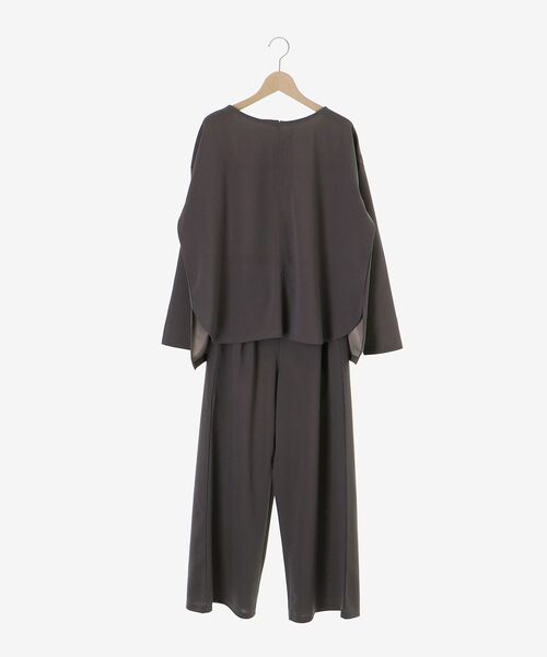 le.coeur blanc(ルクールブラン)の「《WEB限定アイテム》2点セット ライトジョーゼットセットアップ(ワンピース・レディース・ブラック/グレー/ベージュ・38)」の21枚目の写真